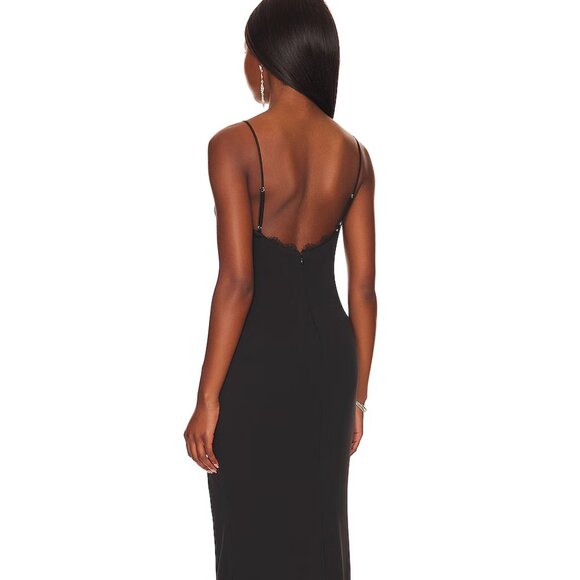 Katie May - Salor Gown - Long Black Gown - Picture 2 of 2